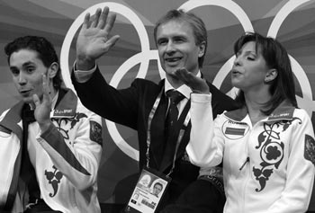 Сергей Новицкий, Александр Свинин и Яна Хохлова