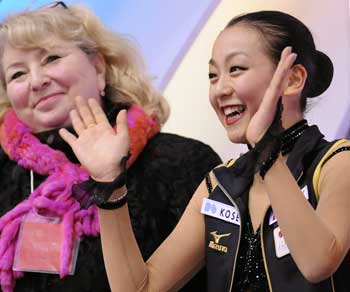 Mao Asada and Tatyana Tarasova 