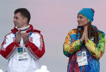 Александр Кравцов и Елена Исинбаева
